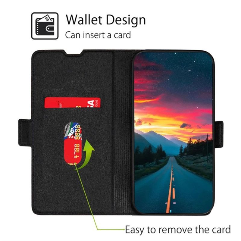 Etui Folio Vivo V50 5g Sztuczna Skóra