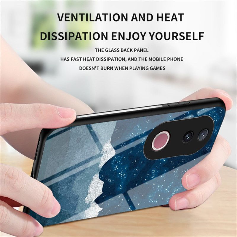 Etui Vivo V50 5g Szkło Hartowane Sky