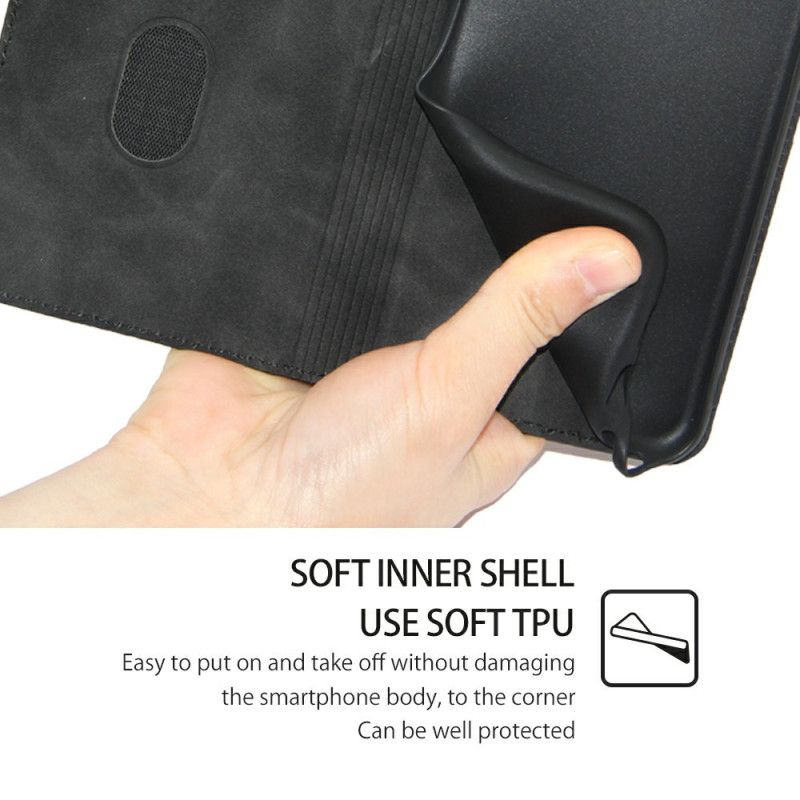 Flip Kotelot Vivo V50 5g Efekt Zamszu Etui Ochronne