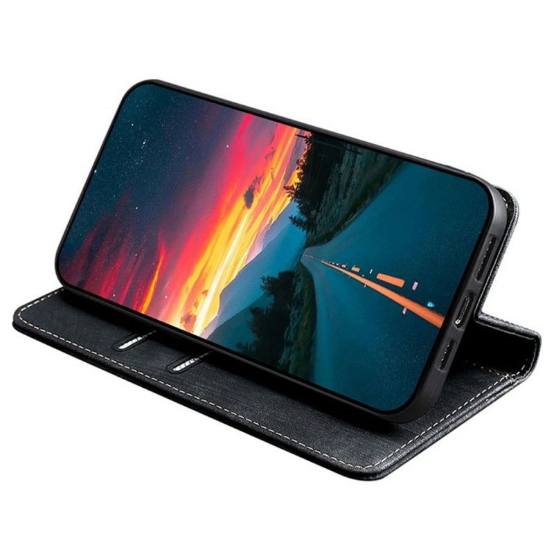 Flip Kotelot Vivo V50 5g Efekt Zamszu W Stylu Vintage