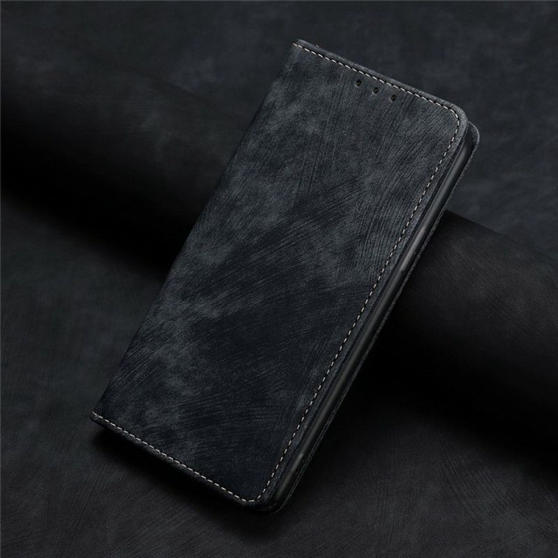 Flip Kotelot Vivo V50 5g Efekt Zamszu W Stylu Vintage