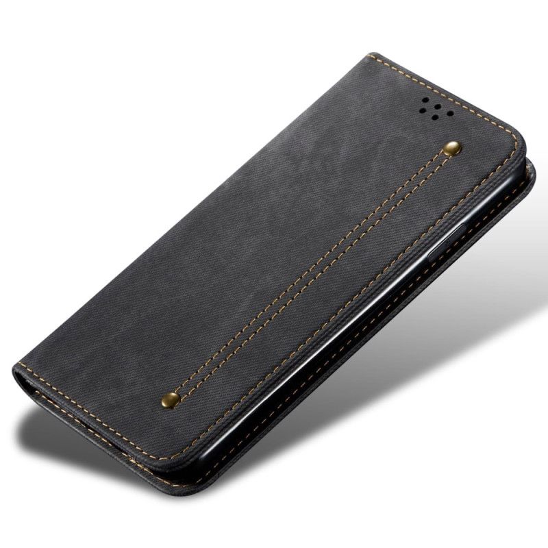 Flip Kotelot Vivo V50 5g Etui Na Telefon Tkanina Jeansowa