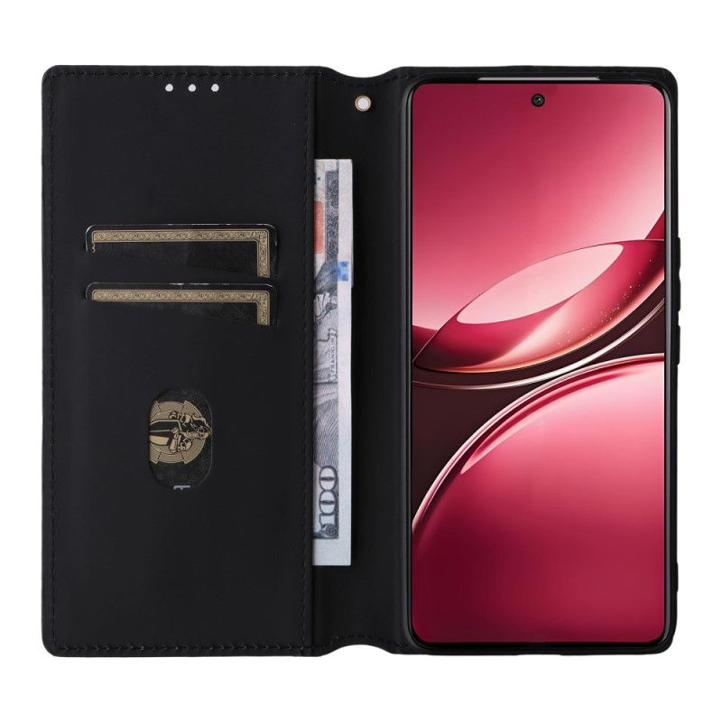 Flip Kotelot Vivo V50 5g Etui Na Telefon Z Nadrukowanym Wzorem Diamentu
