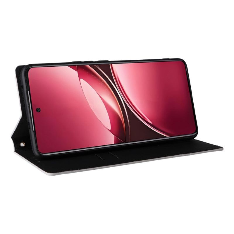 Flip Kotelot Vivo V50 5g Etui Na Telefon Z Nadrukowanym Wzorem Diamentu