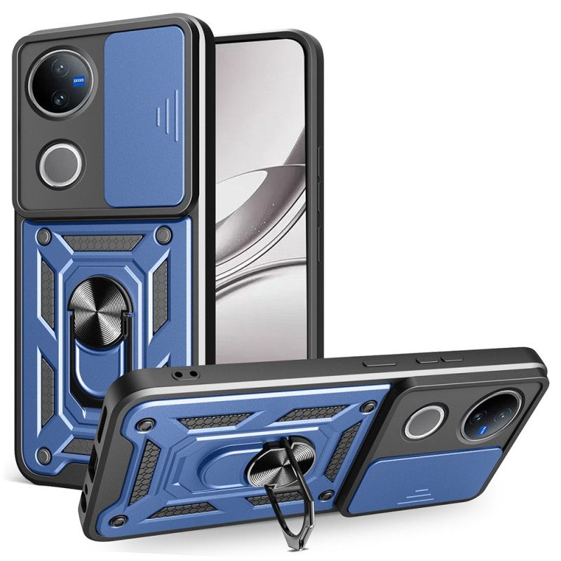 Futerały Vivo V50 5g Etui Na Telefon Przesuwana Osłona Aparatu I Wspornik