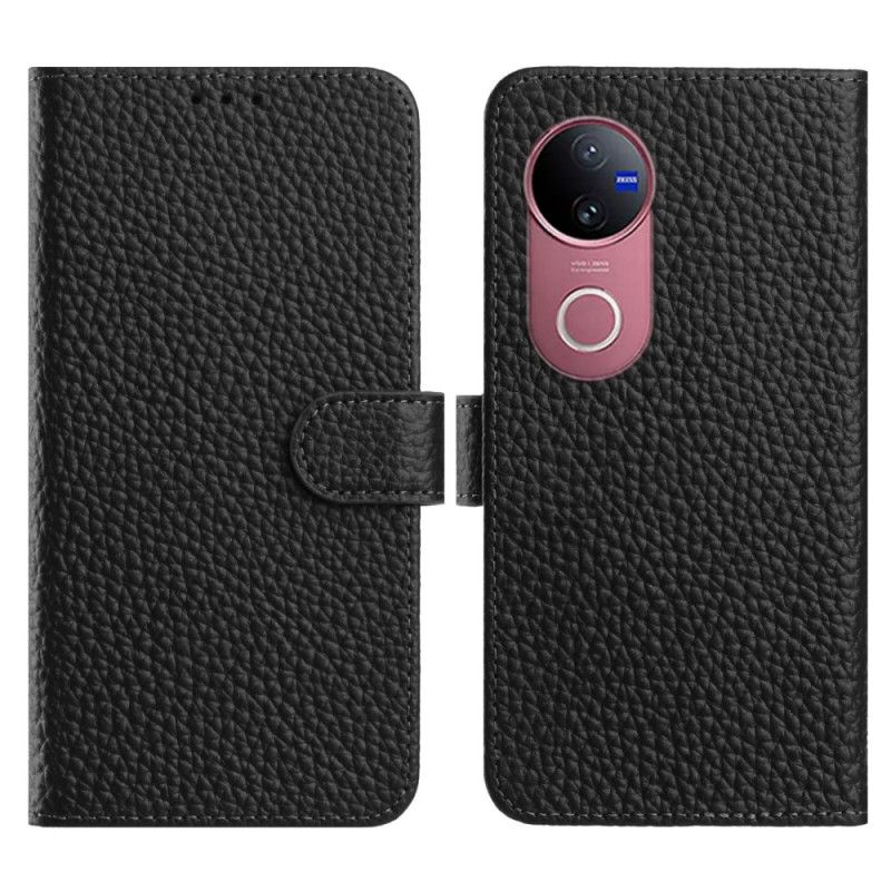 Skórzany Futerał Vivo V50 5g Etui Na Telefon Teksturowana Skóra