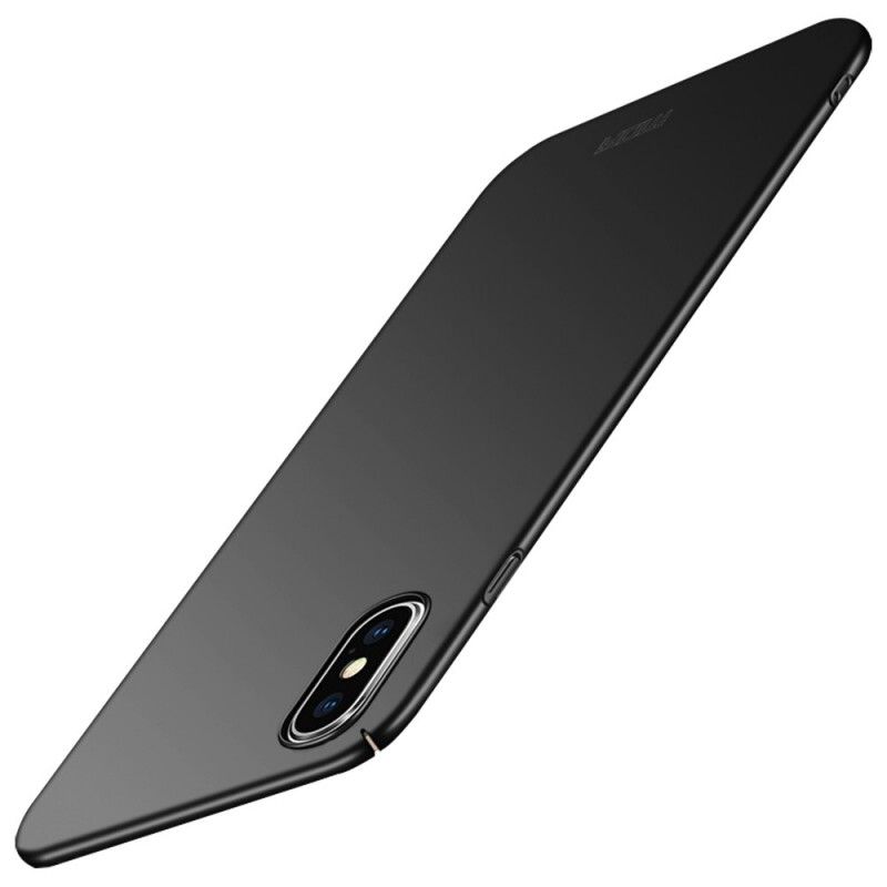 Etui iPhone XS Max Czerwony Czarny Mofi