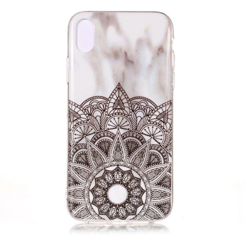 Etui iPhone XS Max Marmurkowa Mandala