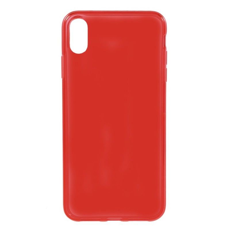 Etui iPhone XS Max Przezroczysty Przezroczysty Kolorowy Silikon