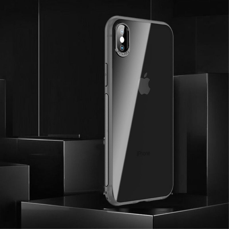 Etui iPhone XS Max Zielony Czarny Ochrona Soczewki Sulada Z Serii Shield