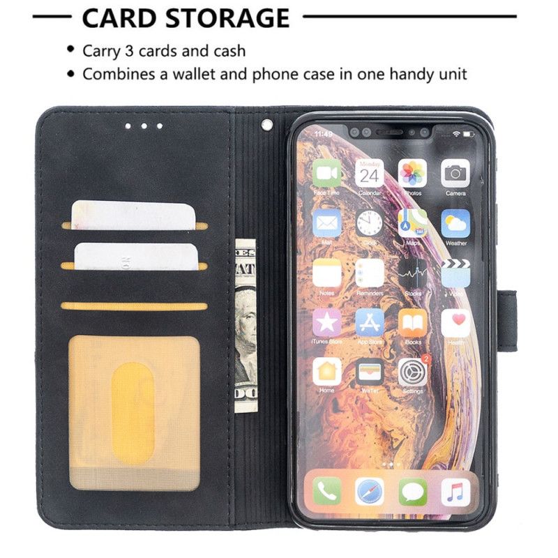 Obudowa iPhone XS Max Szary Czarny Dwubarwne Trójkąty