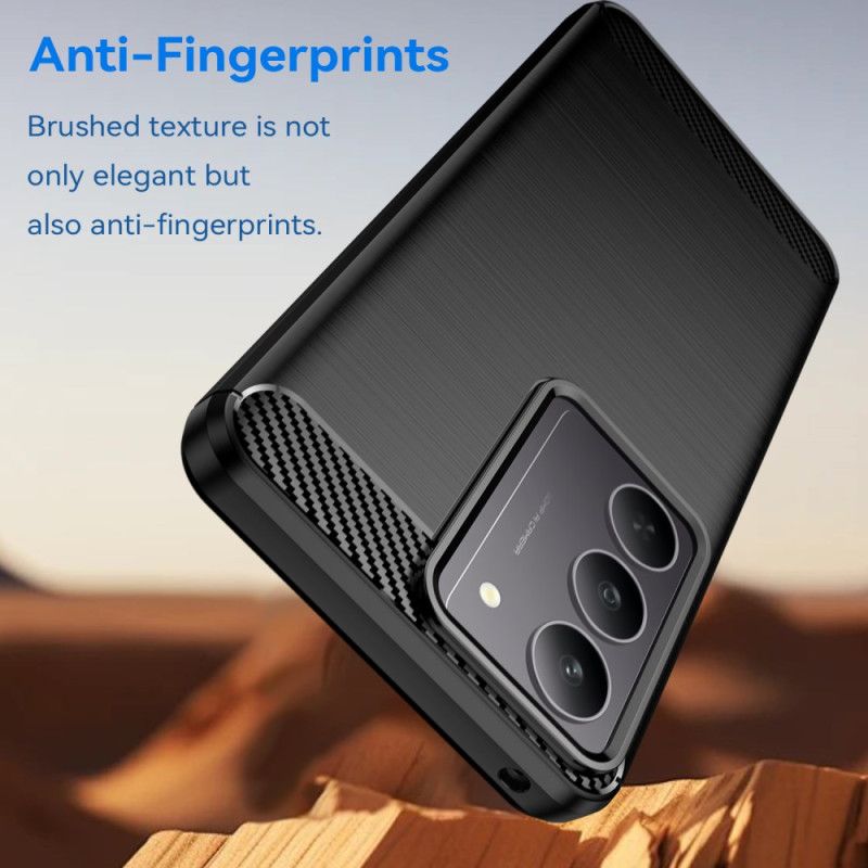 Etui Do Realme C75 Szczotkowane Włókno Węglowe