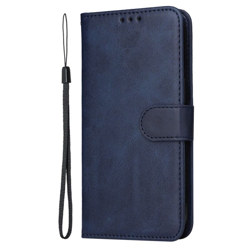 Etui Folio Do Realme C75 Gładki Z Paskiem