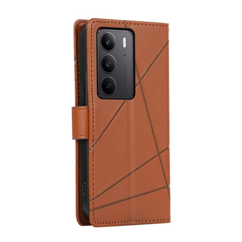 Etui Folio Do Realme C75 Linie