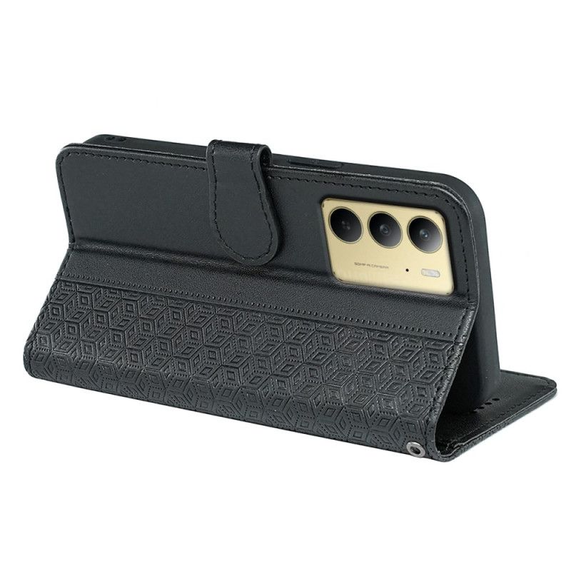 Etui Folio Realme C75 Fryz Z Paskiem