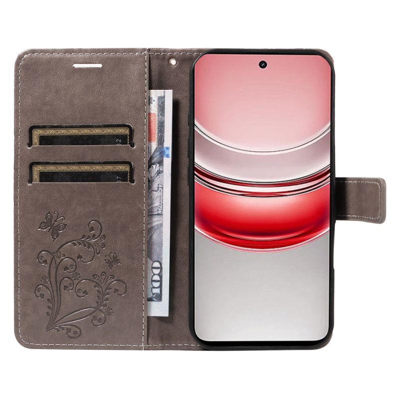 Etui Folio Realme C75 Gigantyczne Motyle Etui Ochronne