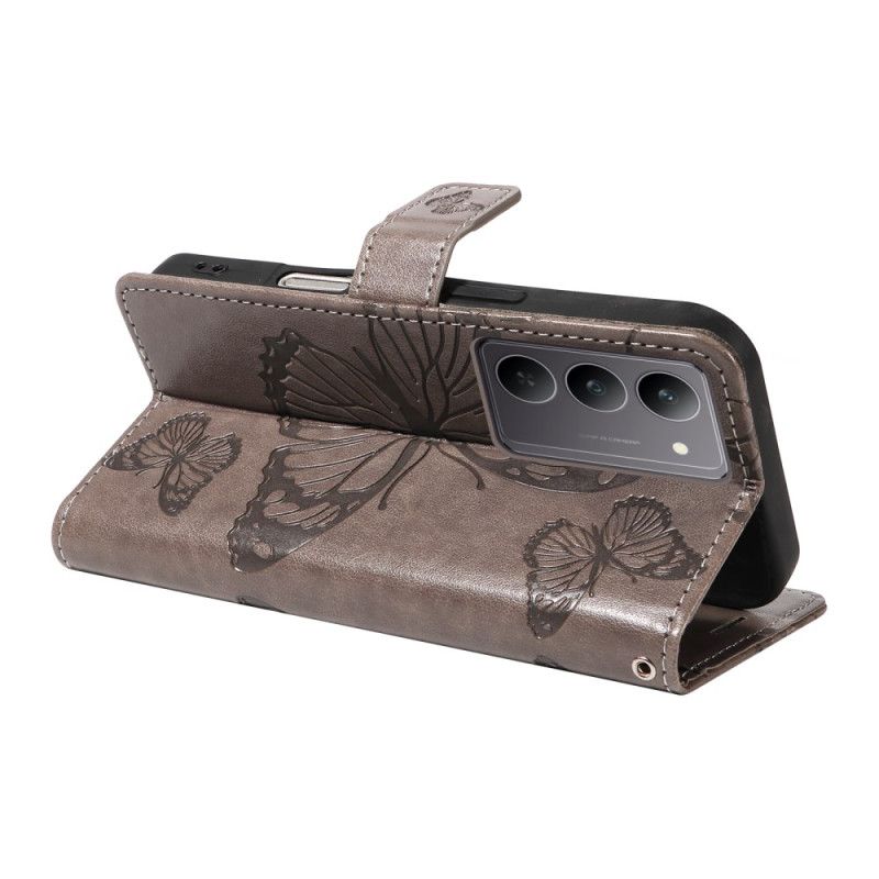 Etui Folio Realme C75 Gigantyczne Motyle Etui Ochronne