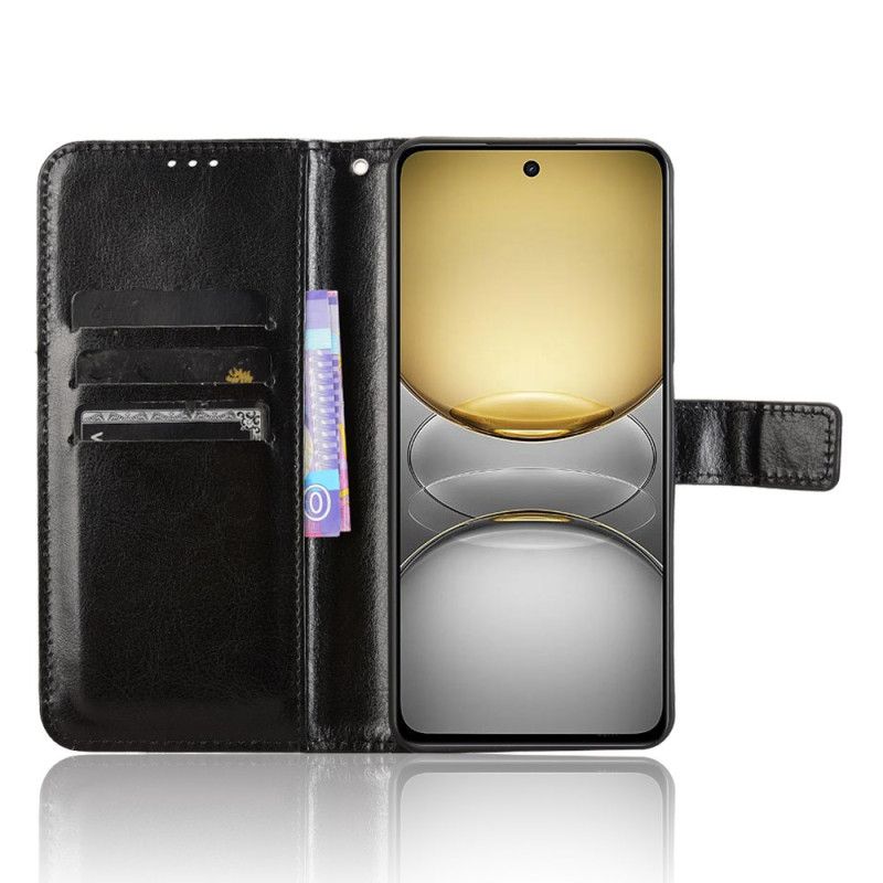 Etui Folio Realme C75 Jaskrawa Sztuczna Skóra