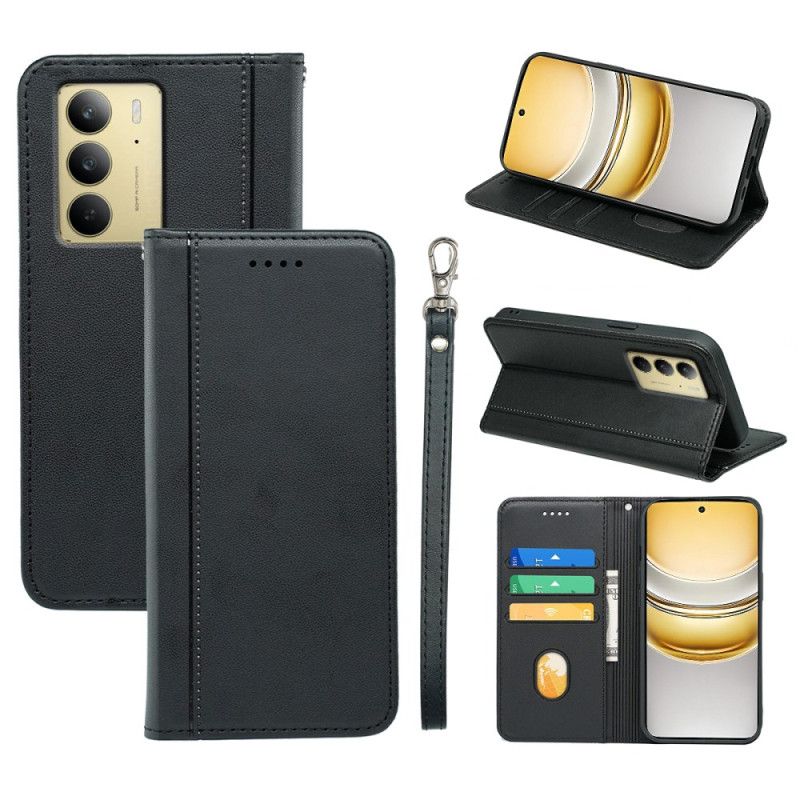 Etui Folio Realme C75 Lamówka