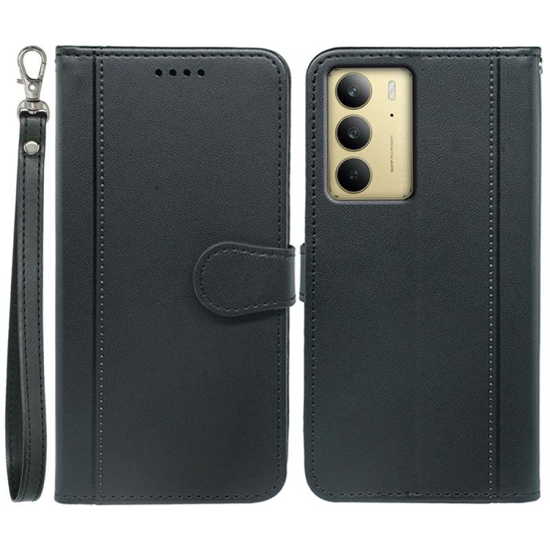 Etui Folio Realme C75 Prosty Z Paskiem