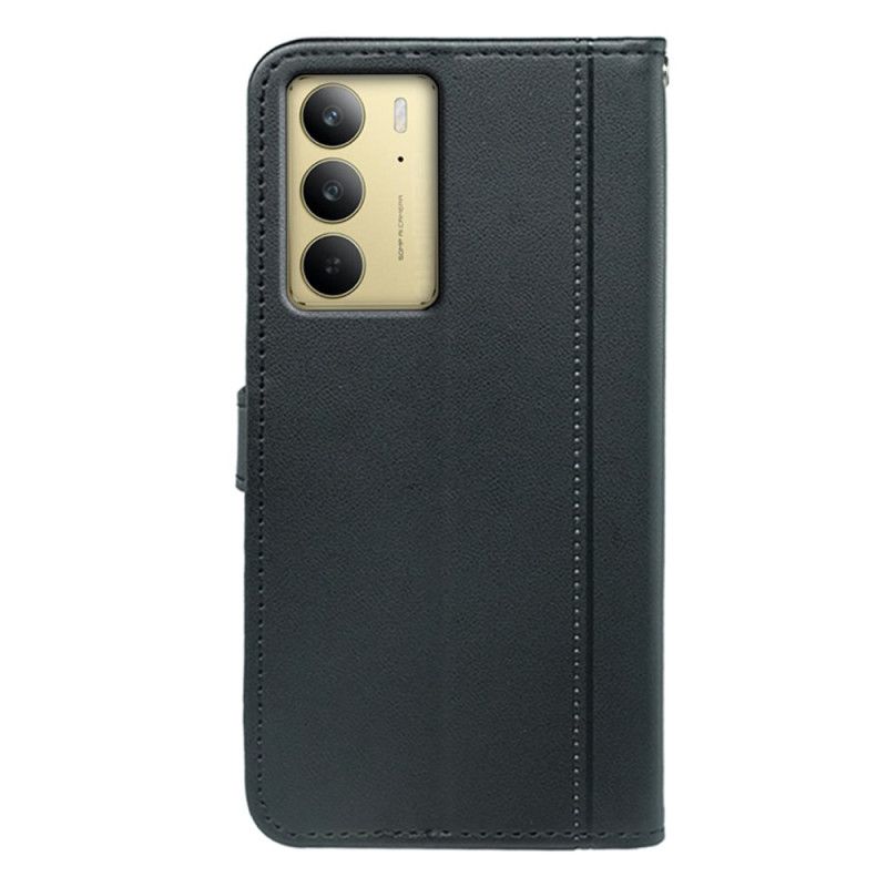 Etui Folio Realme C75 Prosty Z Paskiem