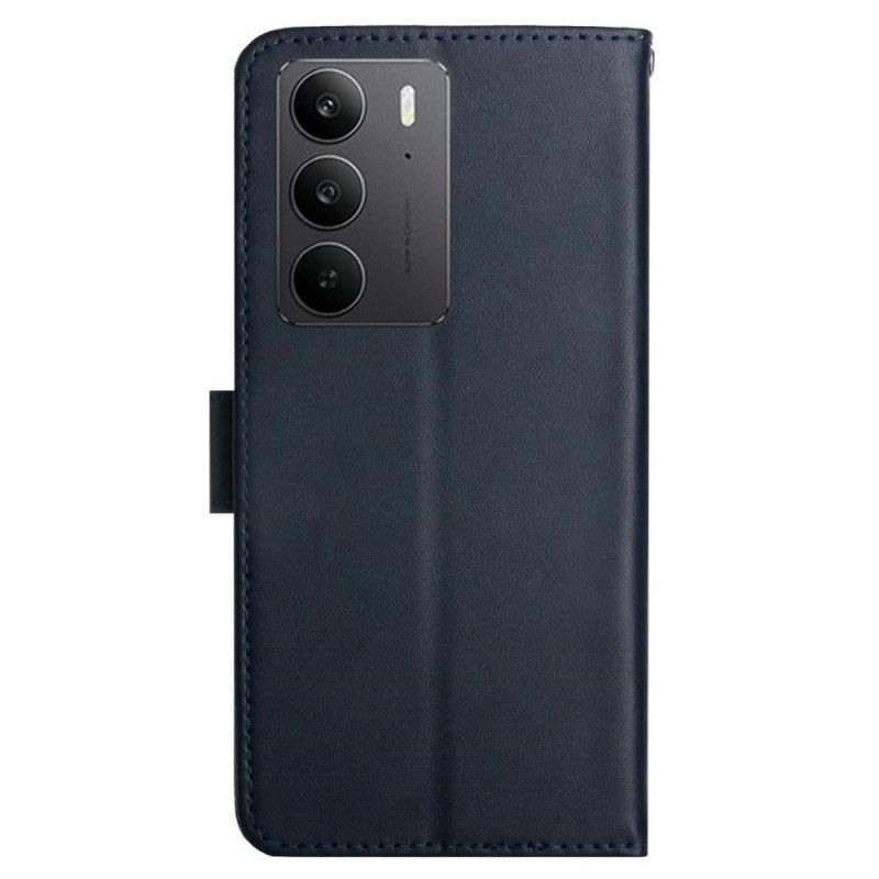 Etui Folio Realme C75 Skóra Nappa Etui Ochronne