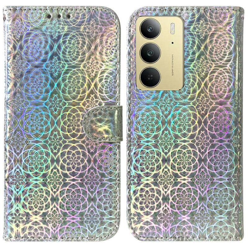 Etui Folio Realme C75 Styl Disco Etui Ochronne