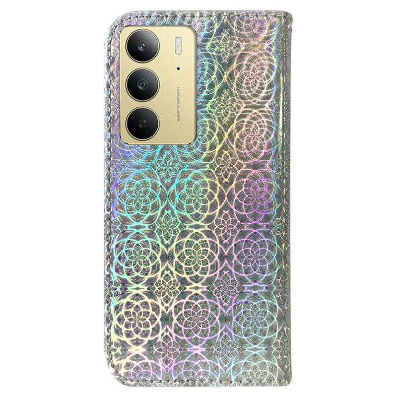 Etui Folio Realme C75 Styl Disco Etui Ochronne