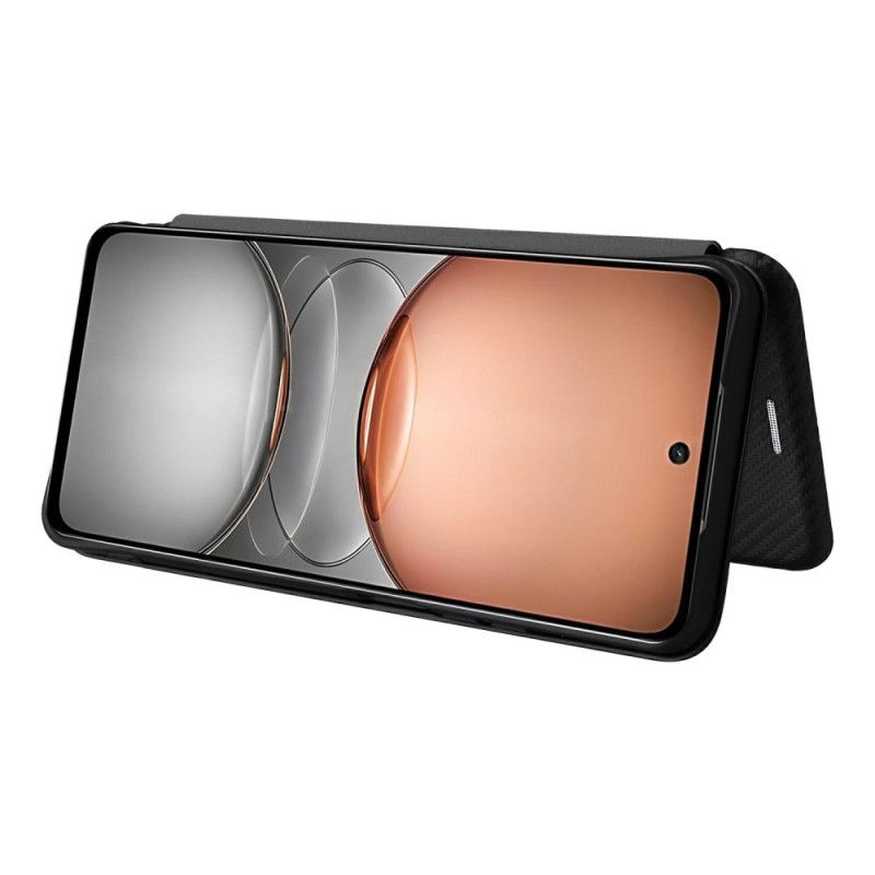 Flip Kotelot Realme C75 Karbon Włókno Etui Ochronne