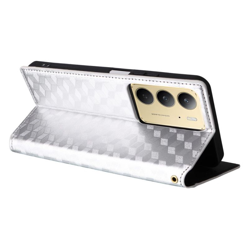 Flip Kotelot Realme C75 Wzór W Romby