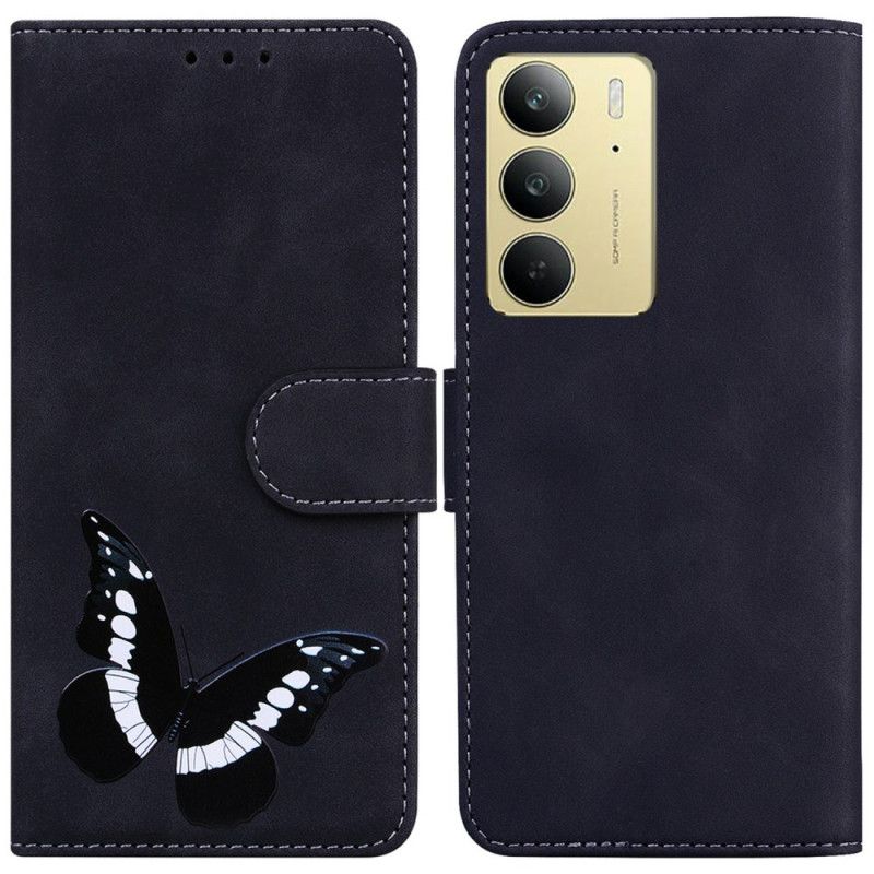 Obudowa Realme C75 Etui Na Telefon Efekt Motylkowego Zamszu