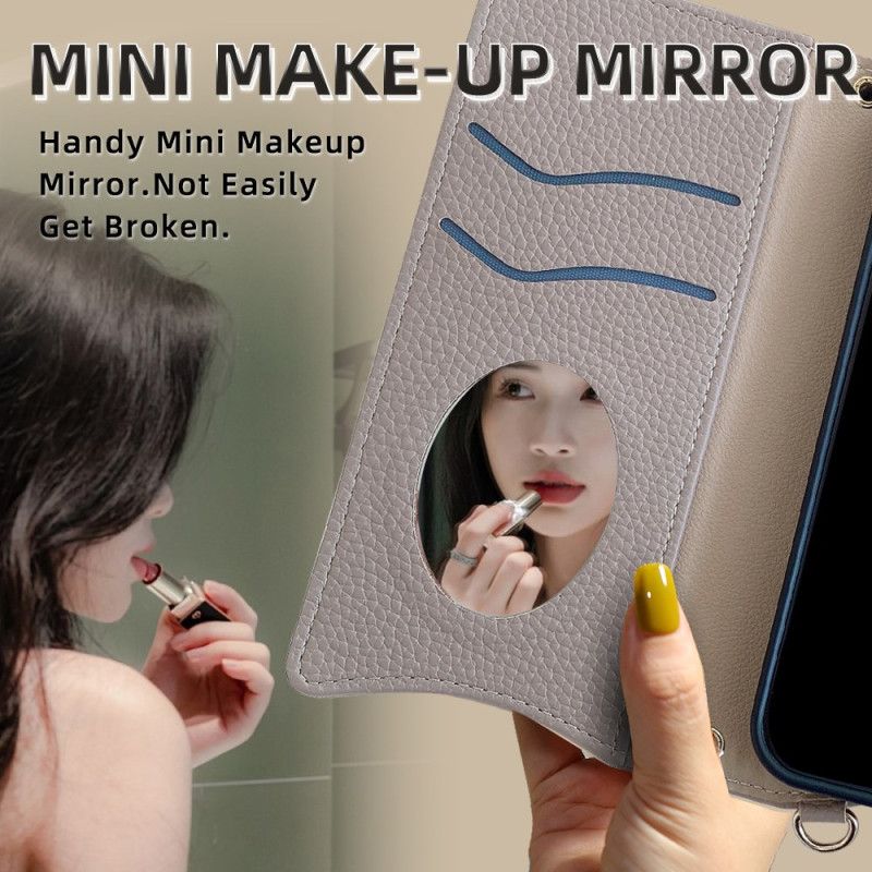 Pokrowce Realme C75 Dwukolorowy Portfel Z Łańcuszkiem