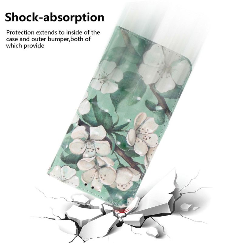 Pokrowce Realme C75 Smycz Z Akwarelowymi Kwiatami