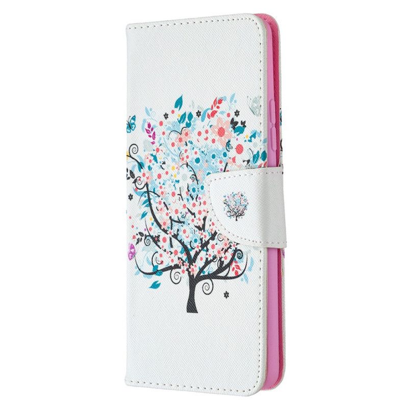 Etui Folio Samsung Galaxy A42 5G Kwitnące Drzewo