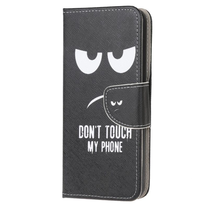 Etui Folio Samsung Galaxy A42 5G Nie Dotykaj Mojego Telefonu Etui Ochronne