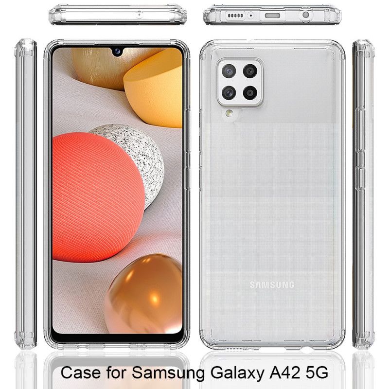 Etui Samsung Galaxy A42 5G Narożniki Wzmocnione Akrylem