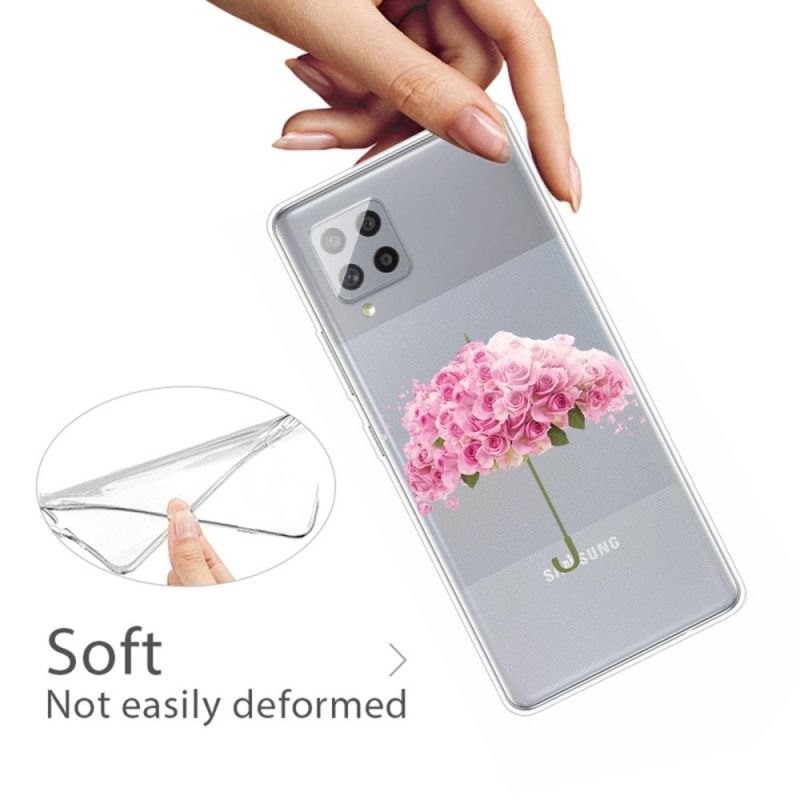 Etui Samsung Galaxy A42 5G Parasol W Różach