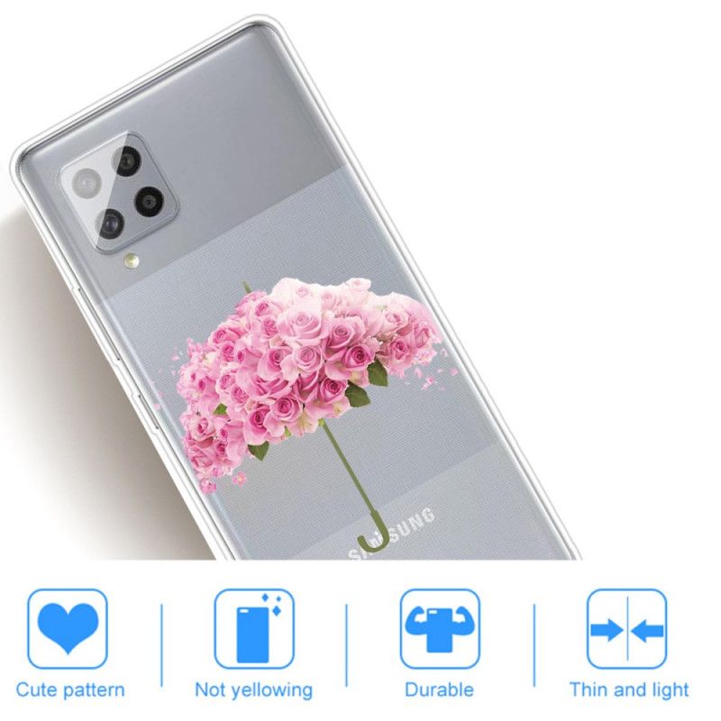 Etui Samsung Galaxy A42 5G Parasol W Różach