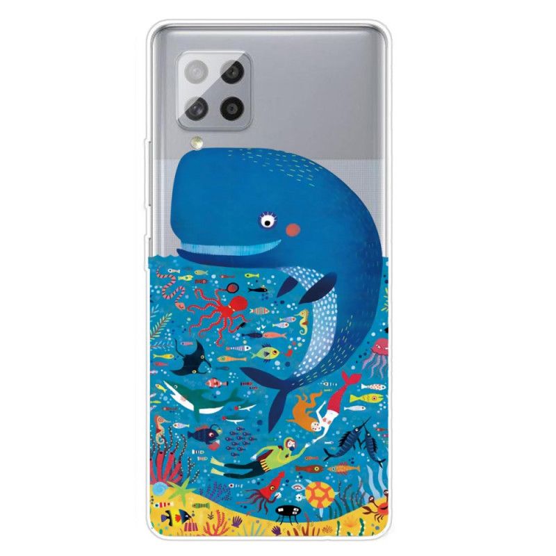 Etui Samsung Galaxy A42 5G Świat Morski
