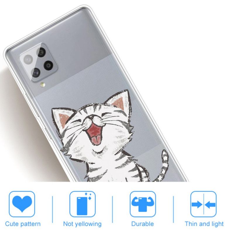 Etui Samsung Galaxy A42 5G Słodki Kot Etui Ochronne