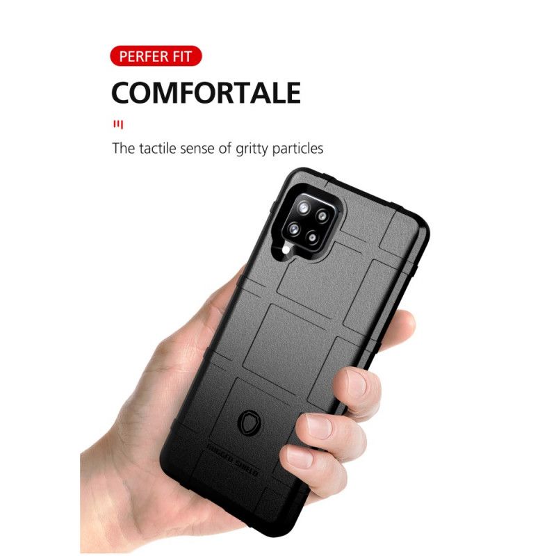 Etui Samsung Galaxy A42 5G Szary Czarny Wytrzymała Tarcza