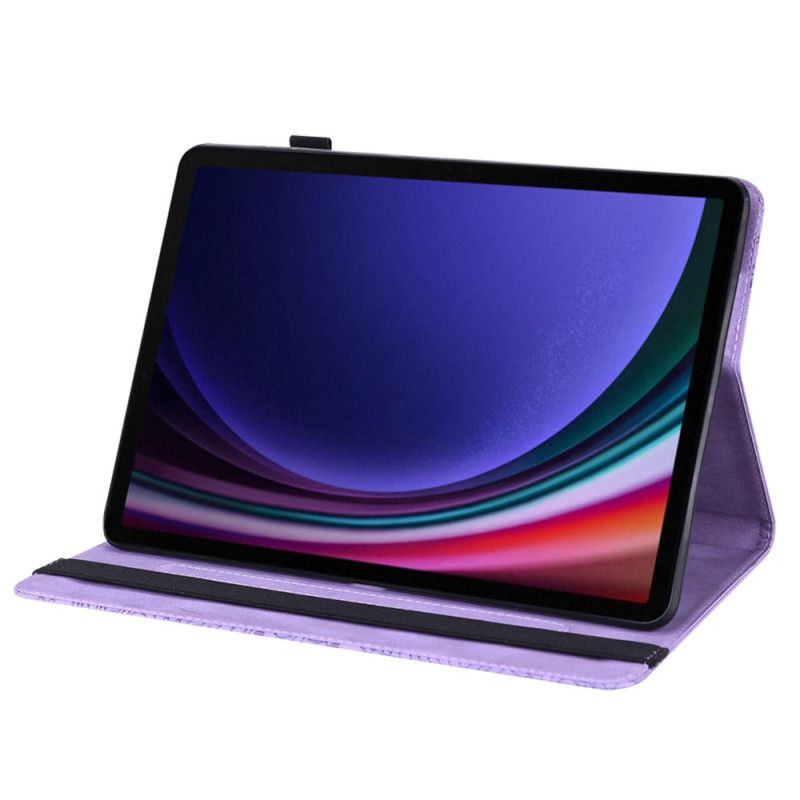 Etui Samsung Galaxy Tab S9 Kwiatowy Wzór Etui Ochronne