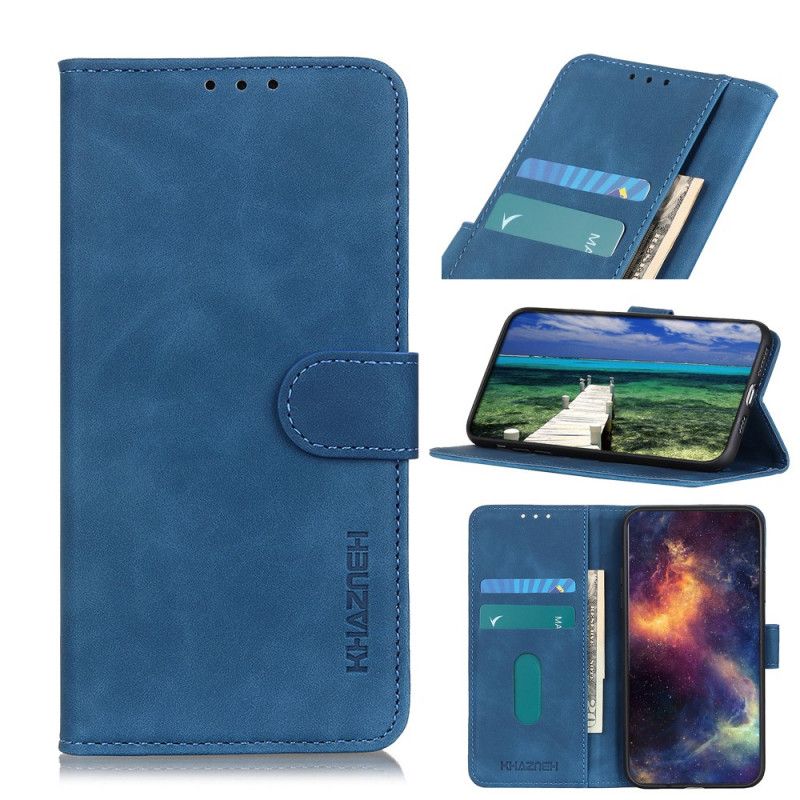 Etui Folio Huawei Nova 8i / Honor 50 Lite Khazneh Efekt Vintage Skóry Etui Ochronne