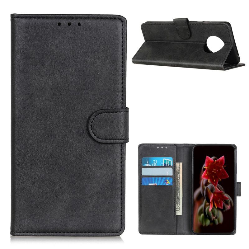 Etui Folio Huawei Mate 40 Pro Czerwony Czarny Efekt Matowej Skóry Etui Ochronne