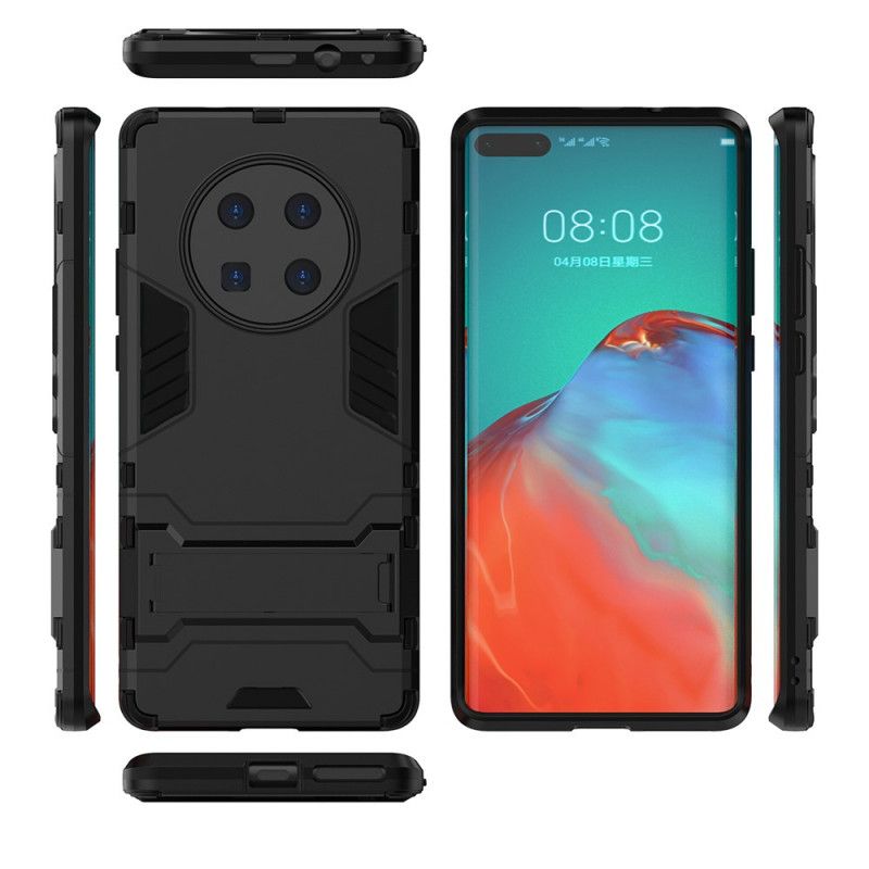 Futerały Huawei Mate 40 Pro Czerwony Czarny Etui na Telefon Ultra Odporny