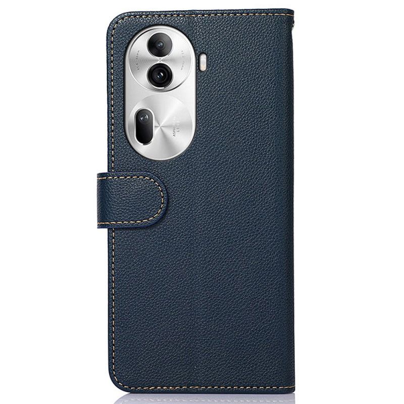 Skórzany Futerał Oppo Reno 11 Pro 5g Etui Na Telefon Blokada Rfid Khazneh