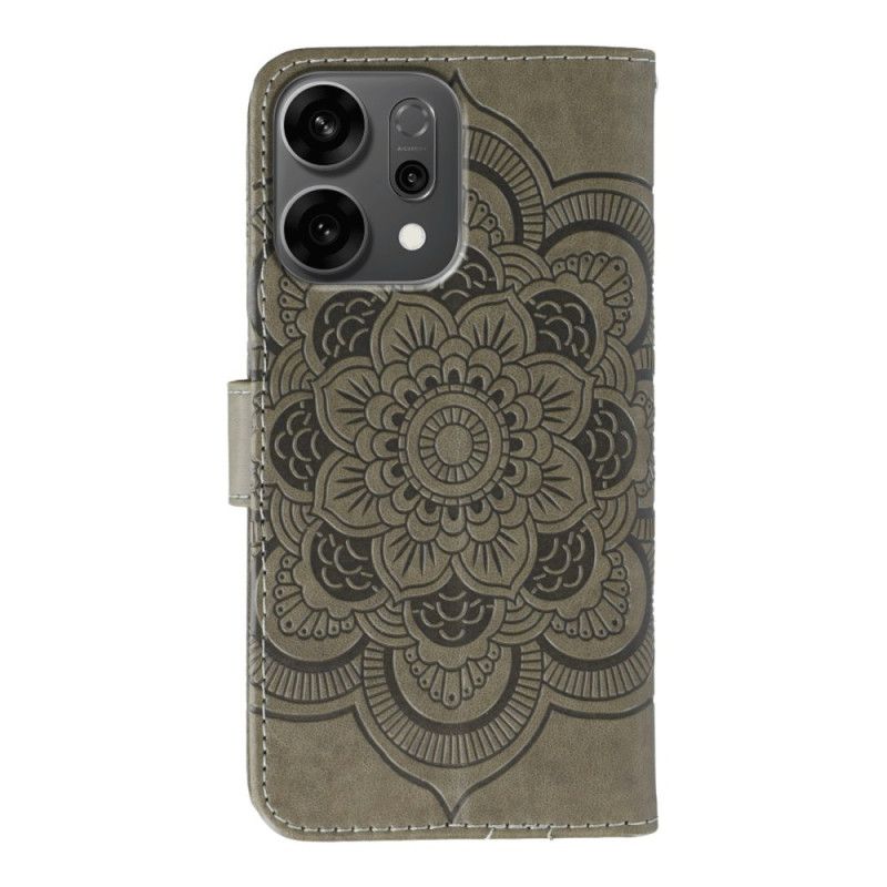 Etui Folio Do Oppo Reno 14 5g Mandala I Kryształki