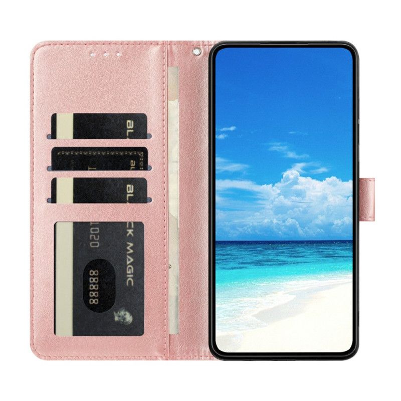 Etui Folio Oppo Reno 14 5g Grawerowany Motyl Etui Ochronne