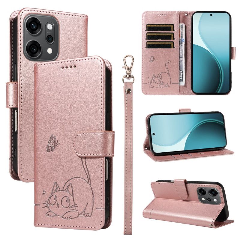 Etui Folio Oppo Reno 14 5g Kot Etui Ochronne