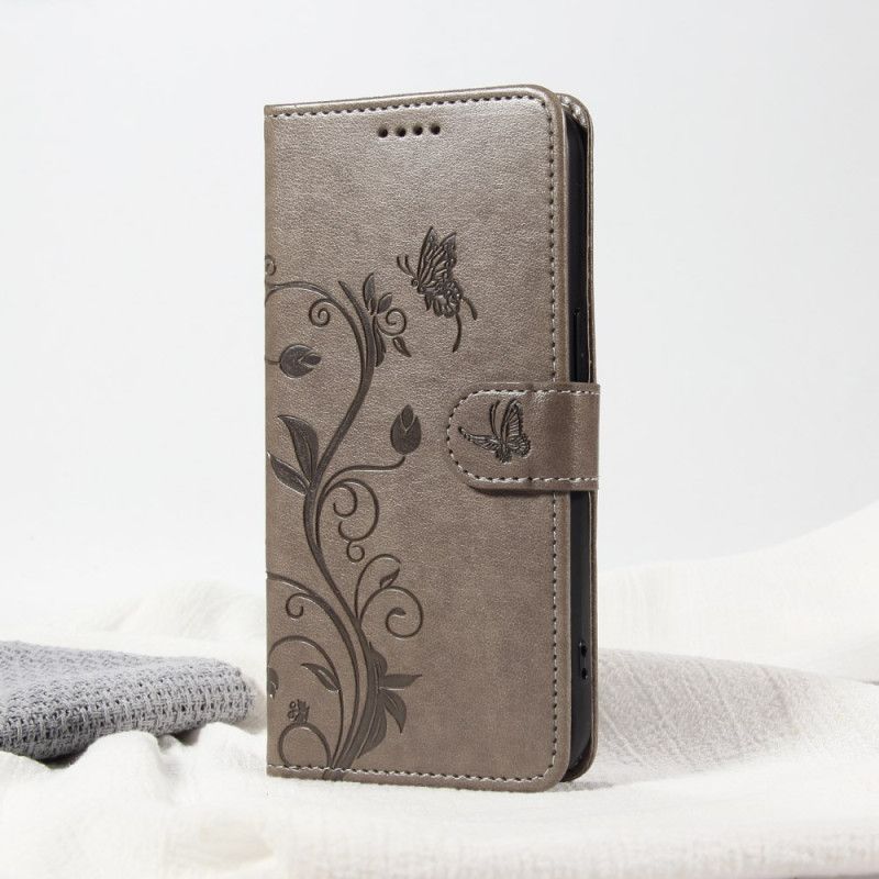 Etui Folio Oppo Reno 14 5g Małe Kwiaty Etui Ochronne